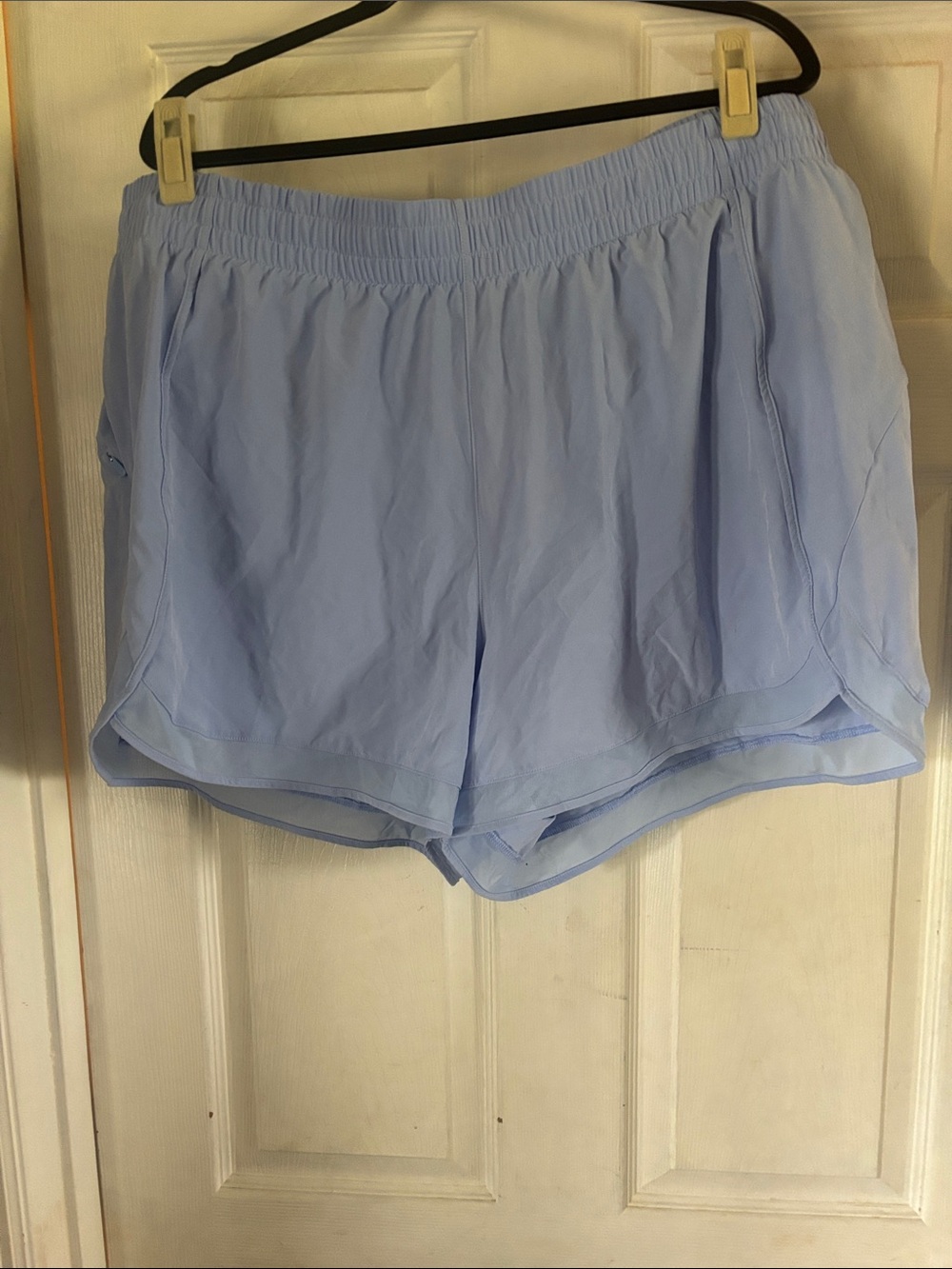 Athleta Pale Blue Women's Athletic Shorts